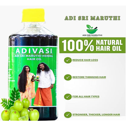 Adivasi Jeeva Sanjeevini Herbal Hair Growth oil - Ayurvedic Hair Growth oil 001